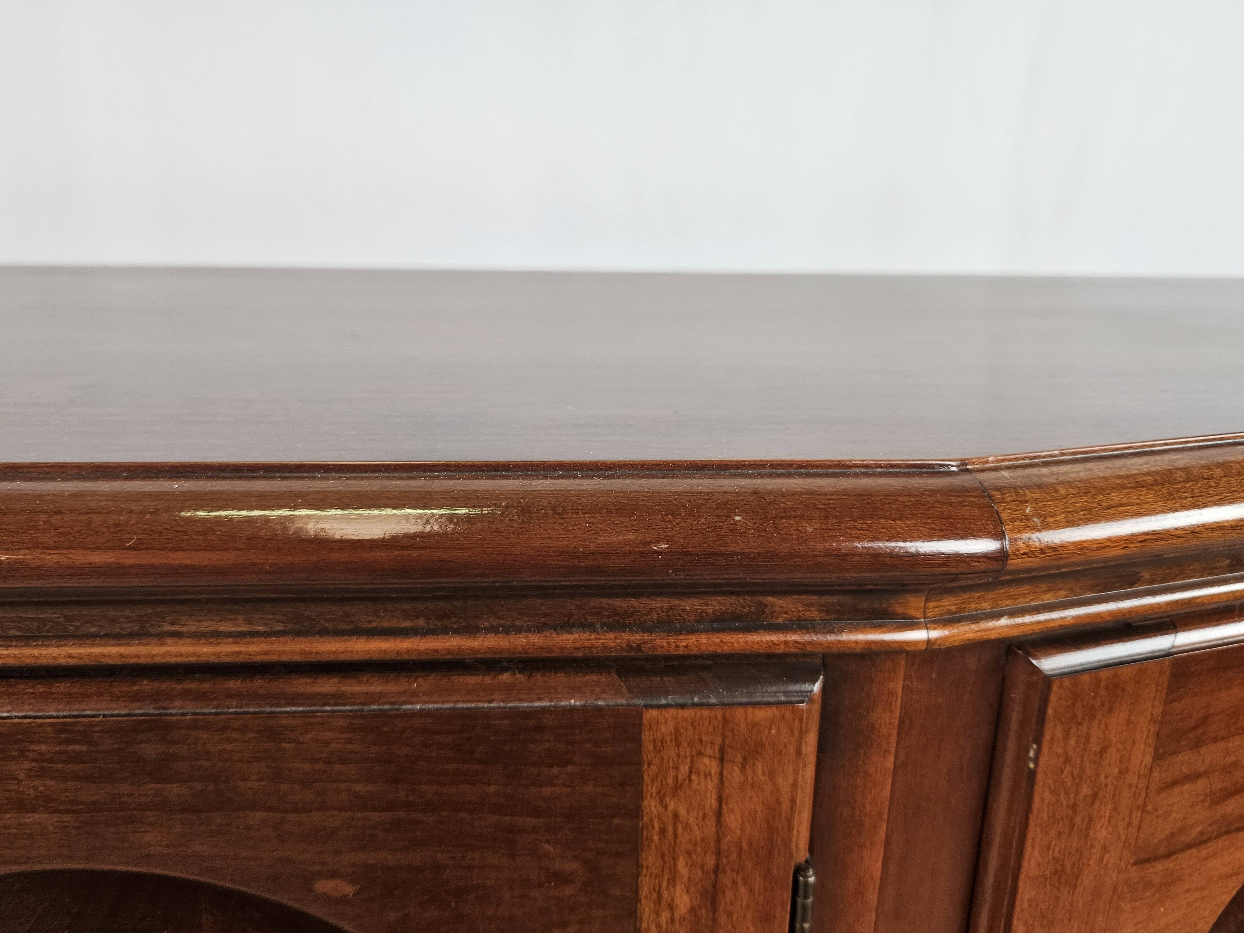 Buffet de salon ou d'entrée en merisier par Fantoni