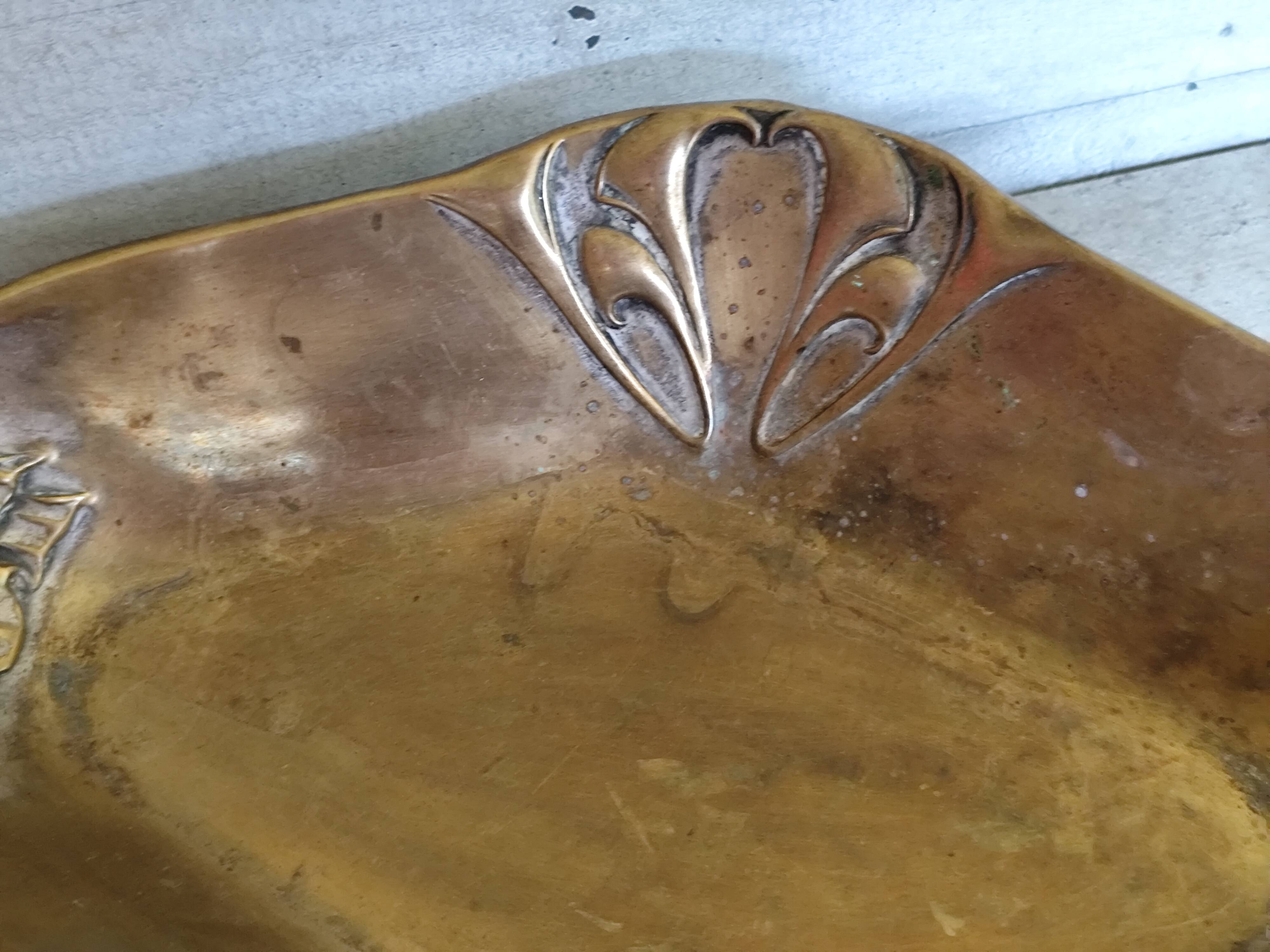 Art Nouveau bread basket