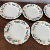 set of 8+3 St Amland plates