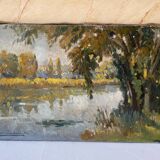 Impressionist landscape signed