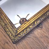 Art Deco mirror, gilded with feula leaf - "Firmin"