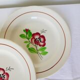 4 assiettes dessert de Digoin Sarreguemines modèle Beaucaire 210842