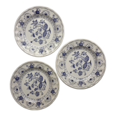 Assiettes onion bleu en porcelaine