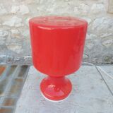 Vintage red opaline lamp from the 70'S
