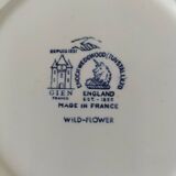 Ensemble de 4 assiettes creuses Gien et Enoch Wedgwood