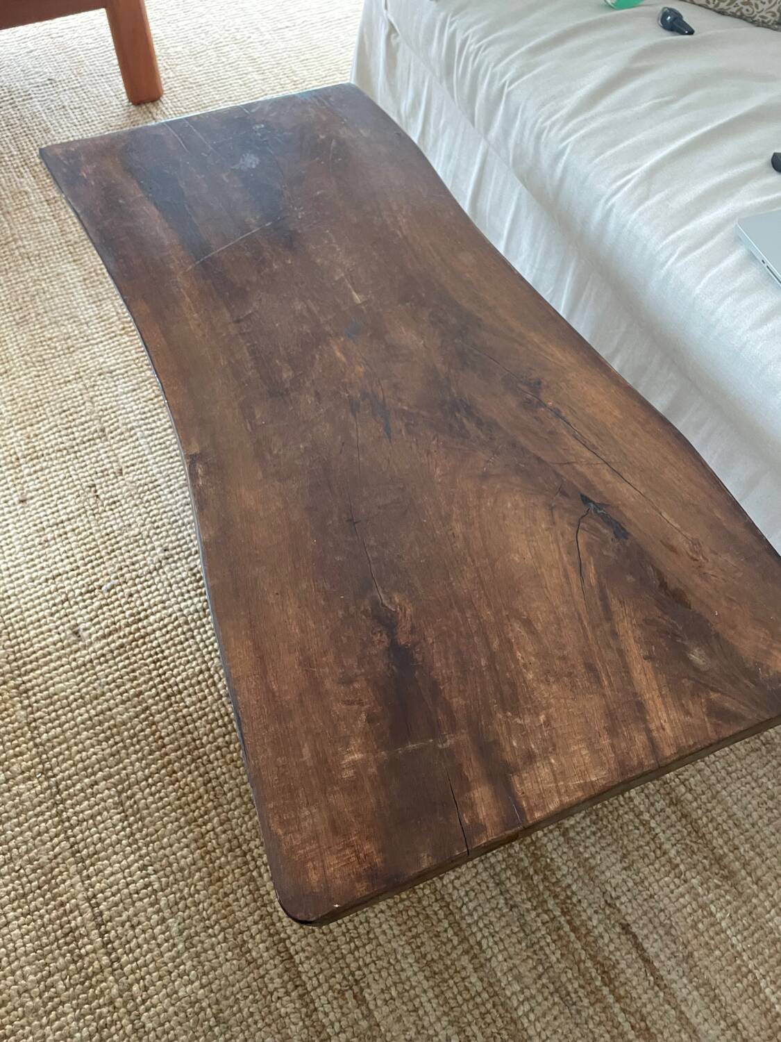 Brutalist Teak Coffee Table