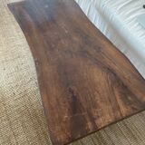 Brutalist Teak Coffee Table