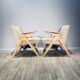 Pair of armchairs "Bunny" Proj. Józef Chierowski "Bunny" 1960'