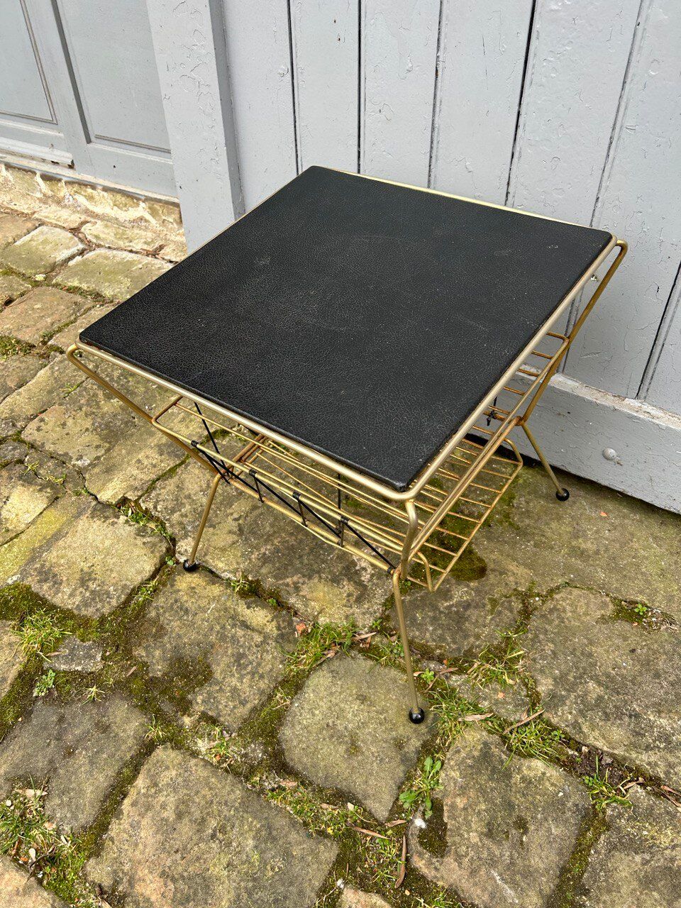 Table basse avec porte revues vintage - 1960