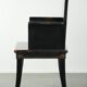 Chaise en bois noir / chaise d'appoint de style chinois