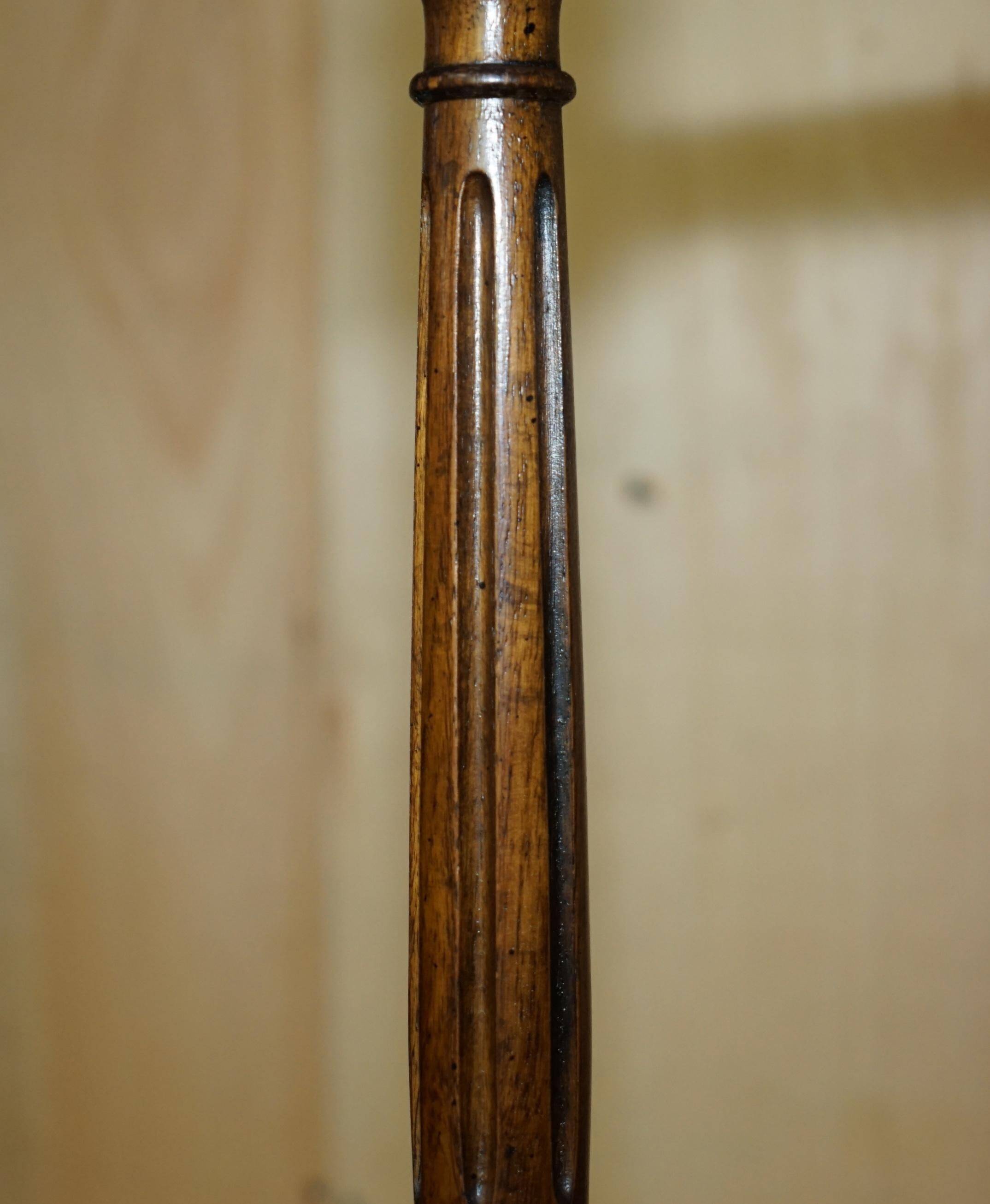 Bibliothèque vintage style Regency en acajou flammé 198 cm