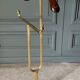 Valet de nuit travail français pieds griffes 1960 brass and wood