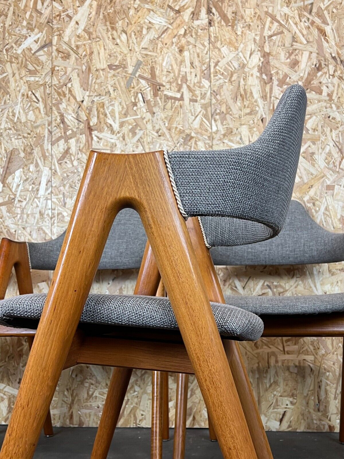 Set of 4 teak chairs by Kai Kristiansen for Sva Møbler Danish Design 60s 70s