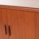 Buffet with roller shutter doors, Danish, vintage, teak, produced by Dyrlund.