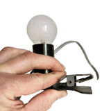 Clip-on small bedside lamp, Buchleseleuchte Germany 1950s