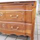 Bureau à pente d époque louis xv transition louis  xvi  en noyer du 18e s