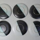 6 ceramic stoneware plates signed Vallauris Cerenne
