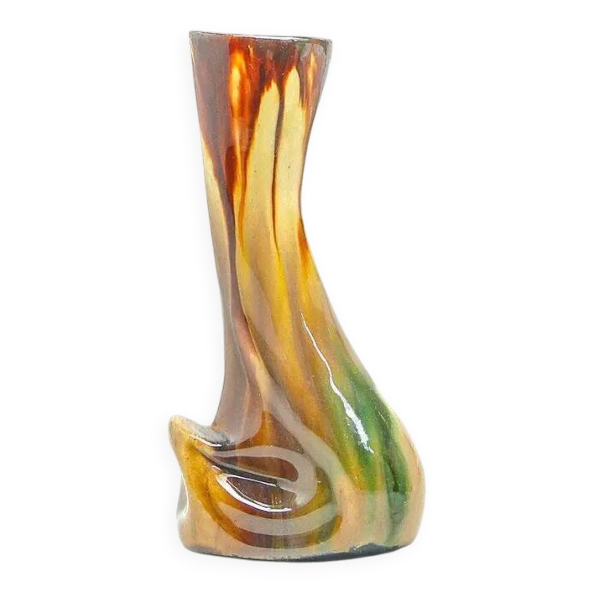 Modernist vase, ceramics, Milenium Cooperative, Poland, 1970s