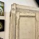 2-door wall cupboard in beige wood ☐ 59 x 50 cm
