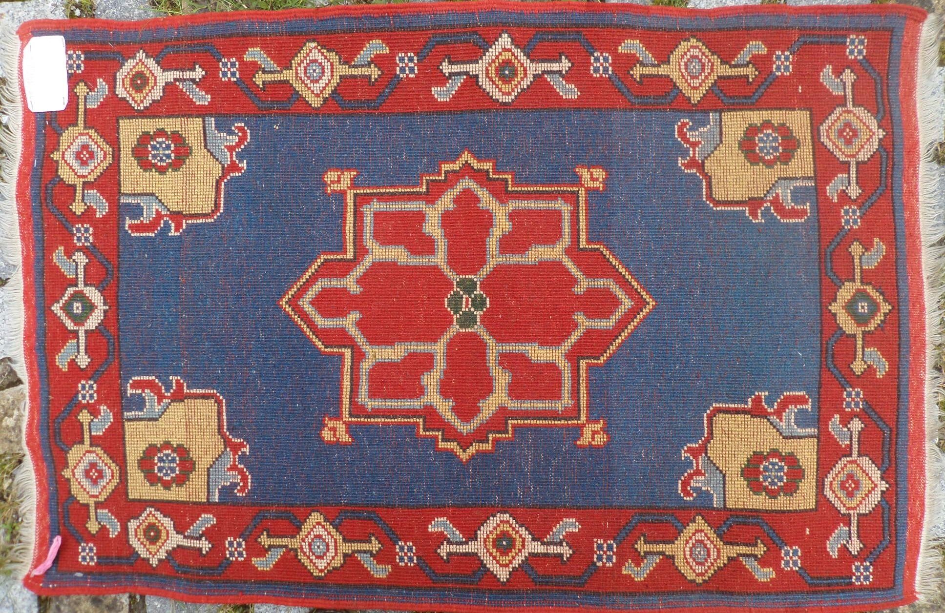 Vintage oushak rug 116x76cm