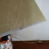 Faience lamp Imari XIXth foot bronze frame