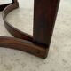 Ancienne table basse en palissandre et plateau de verre design Ingmar Relling pour Westnofa vintag annees 70