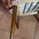 Vintage toad armchair with flowers