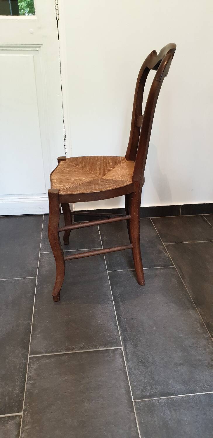 Louis Philippe chair in cherry wood circa 1900