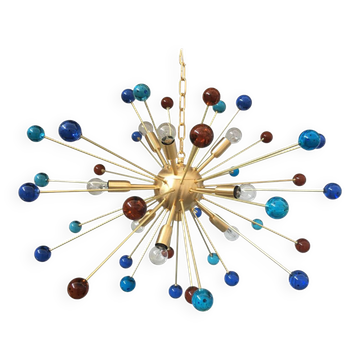Lustre Star en verre de Murano