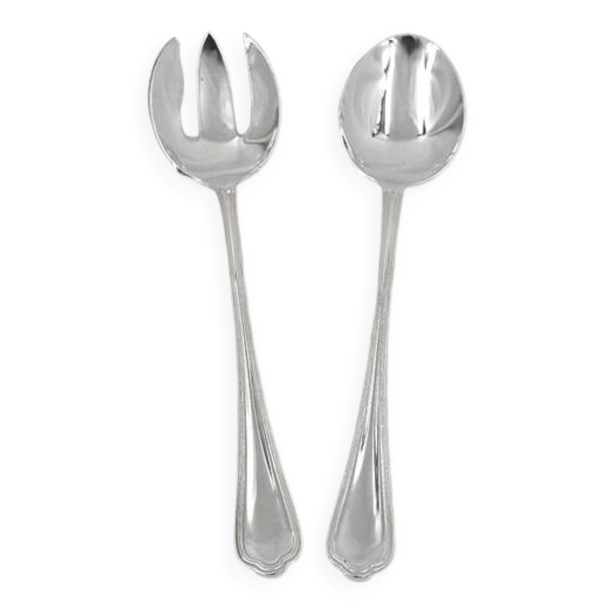 Christofle Spatours, cutlery set, 2-piece stew, silver-plated metal in near new condition.