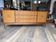 Vintage teak veneer enfilade in brown by Greaves & Thomas, 1960s, mid-century style.