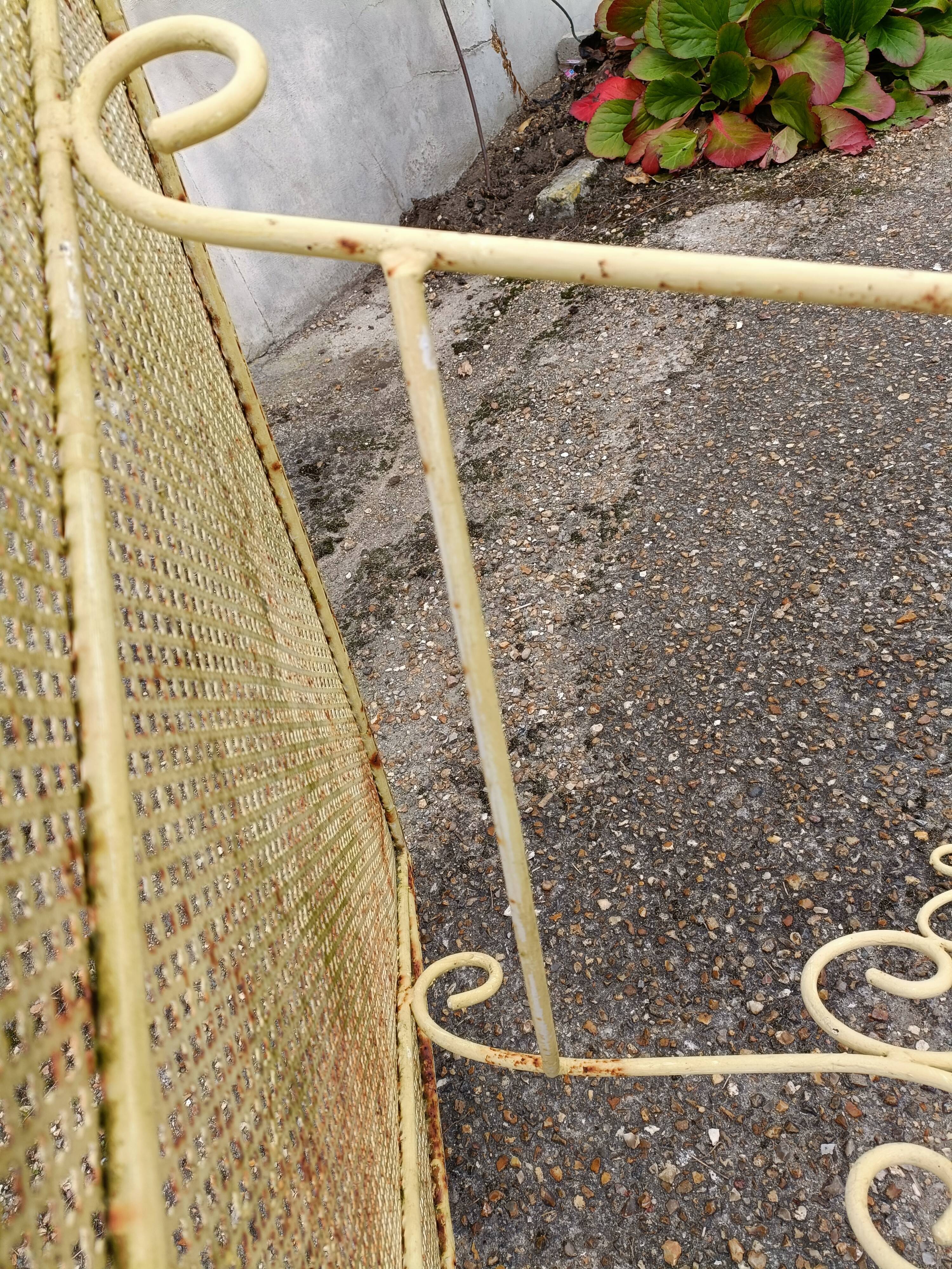 Wrought iron garden table full old garden furniture