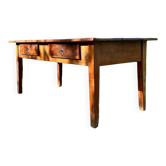 Table de ferme ancienne en chêne massif, 1900