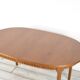 Midcentury Mcintosh oblong teak extending table. vintage modern, Danish