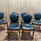 Set of 4 chairs and 2 English armchairs.