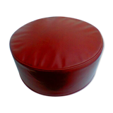 Pouf in faux-leather
