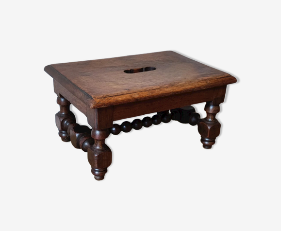 Tabouret repose-pied style Louis XIII