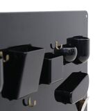 Wall organiser plateau Uten.Silo black by Dorothee Maurer Becker for Design M, 1960s