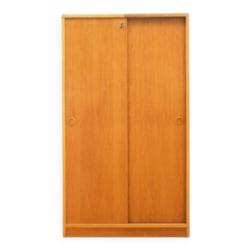 Garde-robe en frêne, design danois, années 1960, fabricant : Tage Mogensen