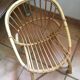 Fauteuil rotin corbeille enfant