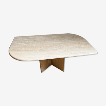 Table basse travertin