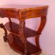 Serving console in mahogany style louis XV of Napoleon III period