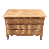 Louis xv style chest of drawers in pickled cherry
