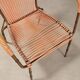 Metal and synthetic rope chairs