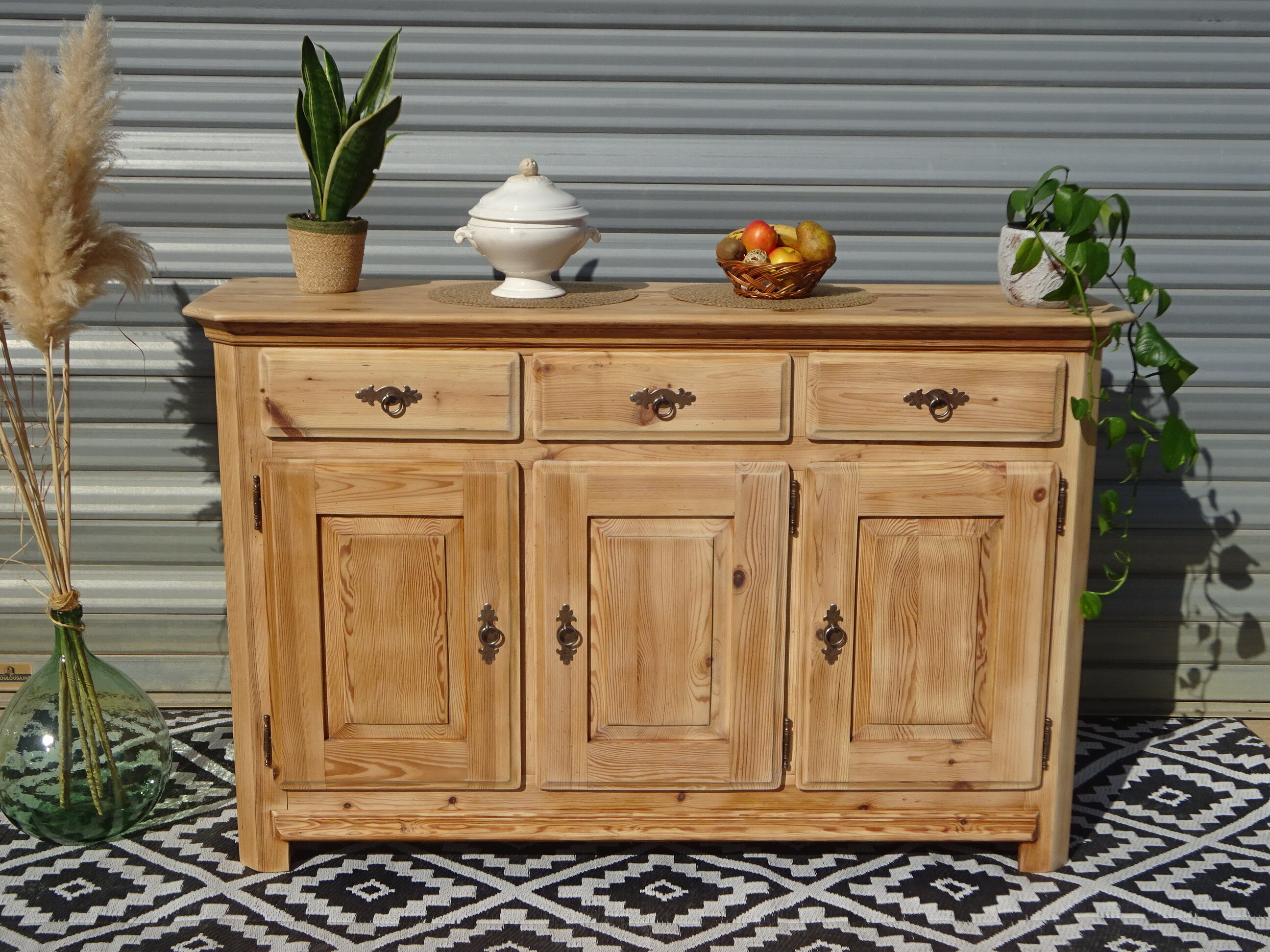 Solid wood enfilade, restored