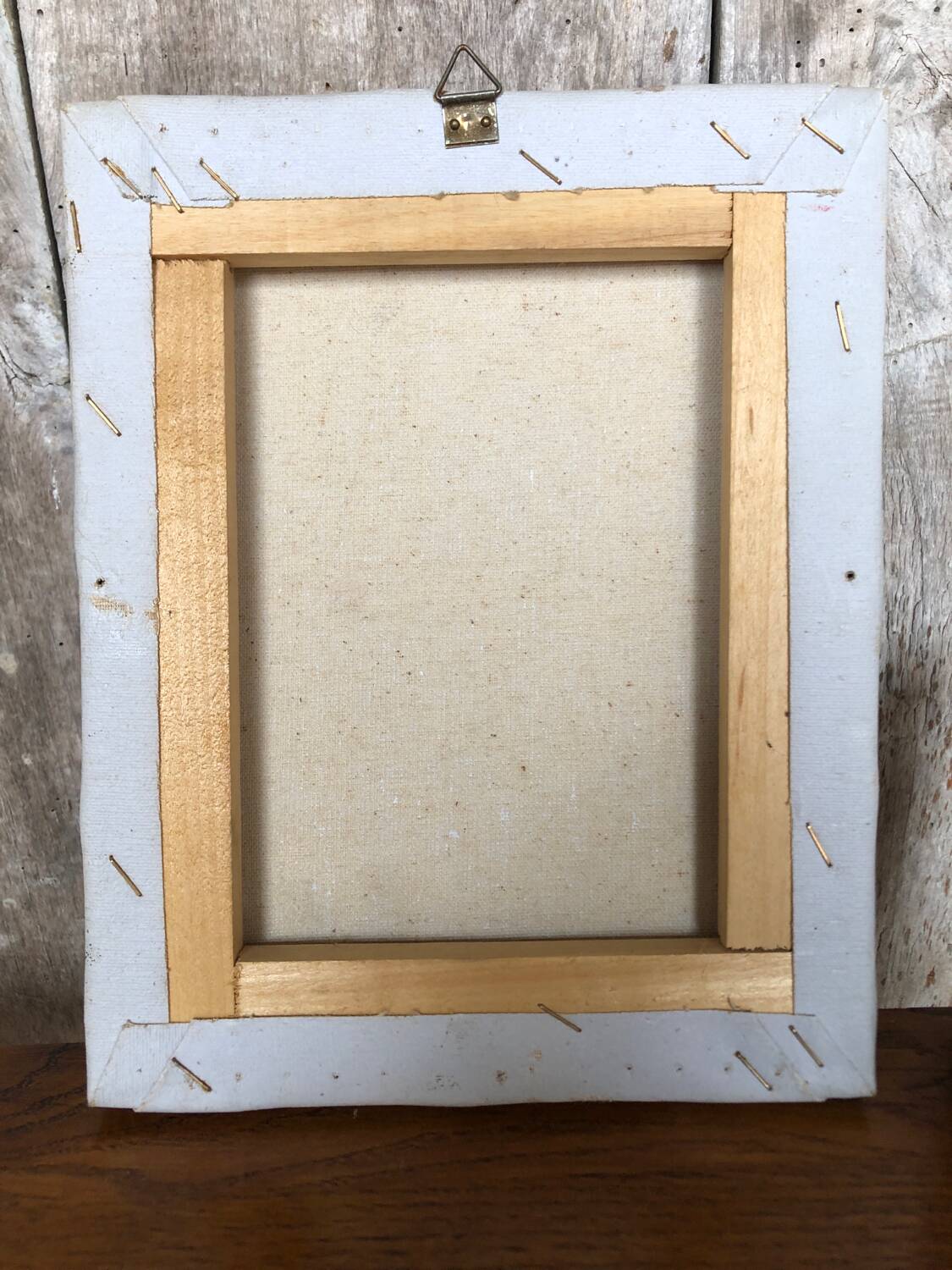 Old painting caroline burnett view of paris sacred heart oil on canvas