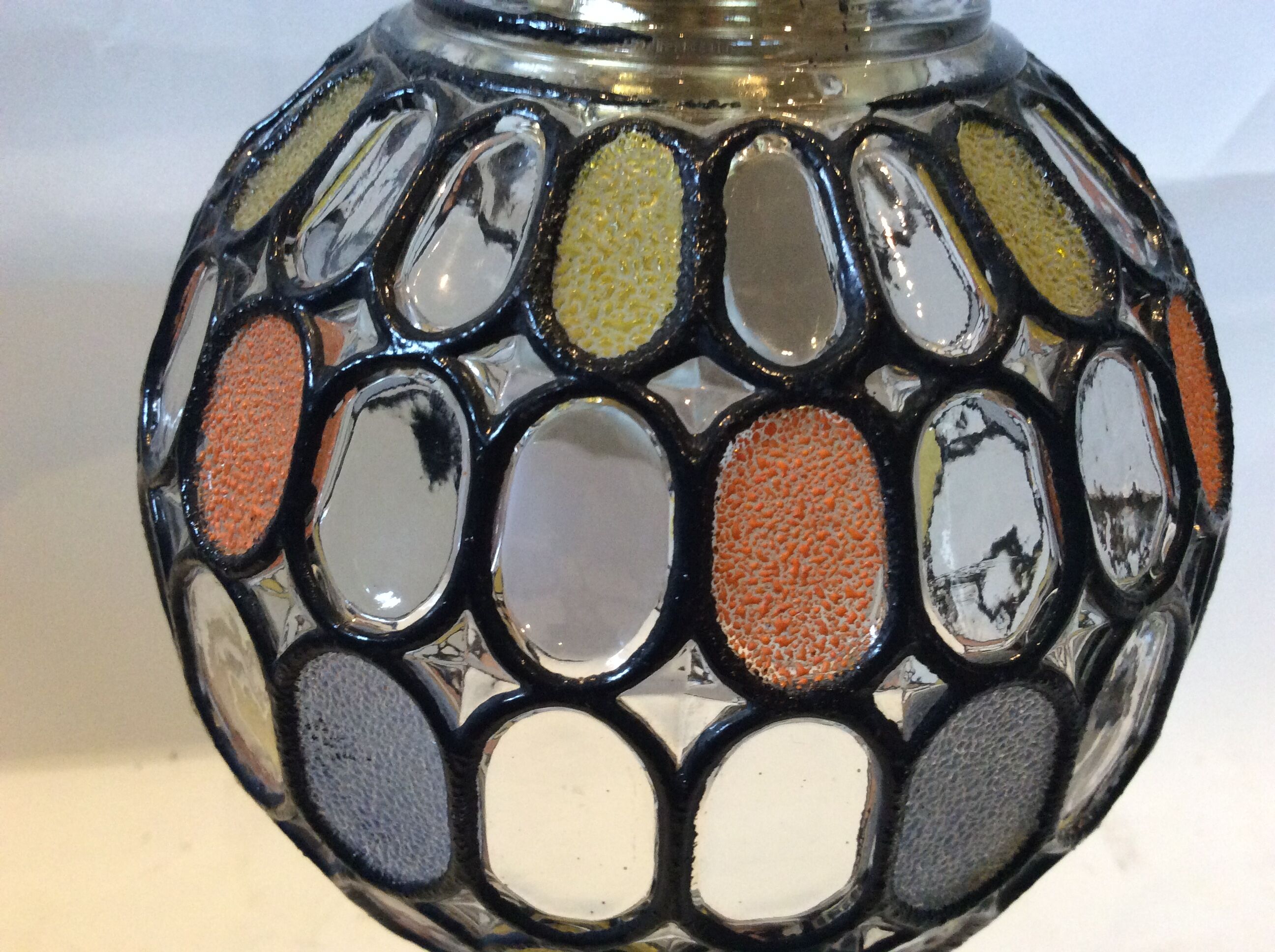 Vintage ball hanging lamp