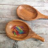 Duo of wooden dishes