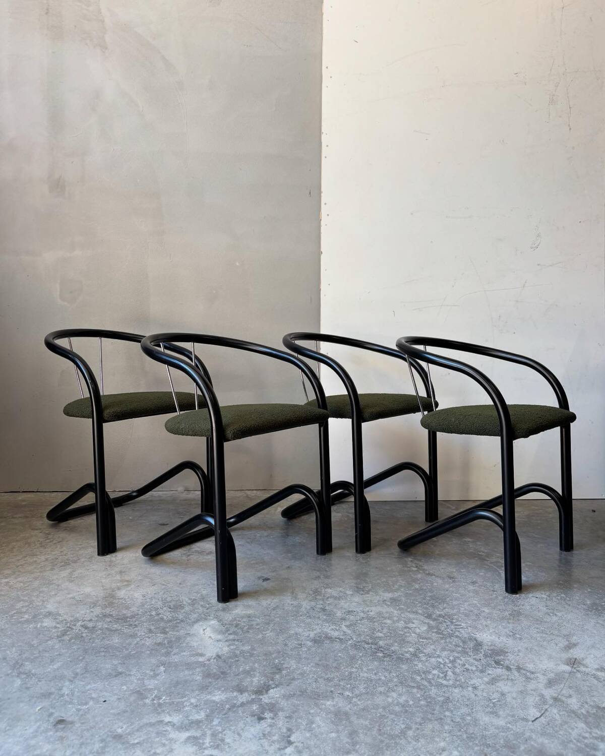 Set of 4 chairs by XCOL, Denmark 1980