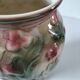Vintage iridescent molded earthenware vase – 1950s/1960s